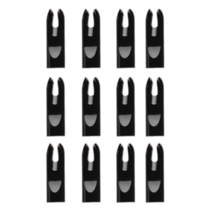 Dozen pack of Black Bowfishing Nocks