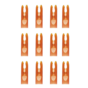 Dozen pack of Orange Slim nocks