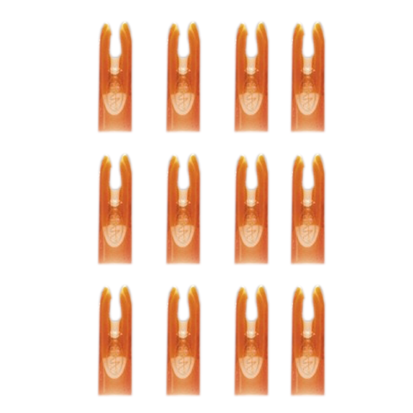 Dozen pack of Orange Slim nocks